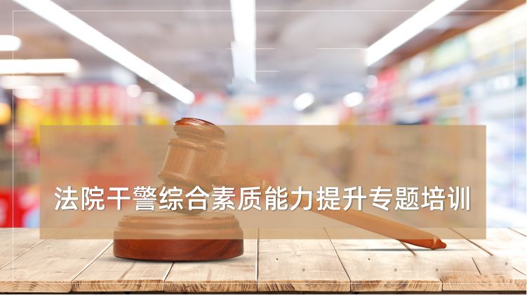 法院干警综合素质能力提升培训专题